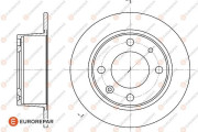 1618861080 Brzdový kotouč EUROREPAR