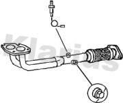 301120 Výfuková trubka KLARIUS