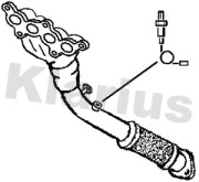 301394 Výfuková trubka KLARIUS