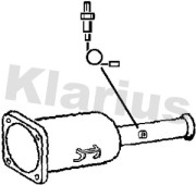 390122 Filtr sazových částic, výfukový systém KLARIUS