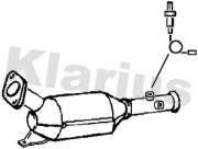 390334 Filtr sazových částic, výfukový systém KLARIUS