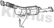 390512 Filtr sazových částic, výfukový systém KLARIUS