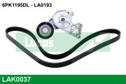 LAK0037 Sada žebrovaných klínových řemenů LUCAS