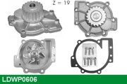 LDWP0606 Vodní čerpadlo, chlazení motoru LUCAS