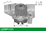 LDWP1131 Vodní čerpadlo, chlazení motoru LUCAS