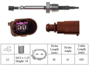 LGS7286 Čidlo, teplota výfukových plynů LUCAS