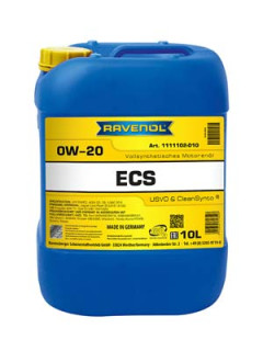 1111102-010-01-999 RAVENOL motorový olej ECS SAE 0W-20 - 10 litrů | 1111102-010-01-999 RAVENOL