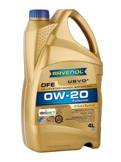 1111109-004-01-999 Motorový olej RAVENOL DFE SAE 0W-20 RAVENOL