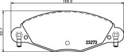 8DB 355 019-421 Sada brzdových destiček, kotoučová brzda HELLA PAGID