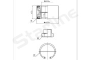 LO 01432 STARLINE lożisko kolesa - opravná sada LO 01432 STARLINE