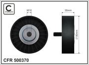 500370 Vratná/vodicí kladka, klínový žebrový řemen CAFFARO