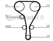CT1130 Ozubený řemen CONTINENTAL CTAM BR