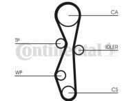 CT1142 Ozubený řemen CONTINENTAL CTAM BR