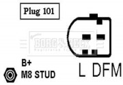 BBA2385 BORG & BECK alternátor BBA2385 BORG & BECK