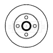 BBD4013 Brzdový kotouč BORG & BECK