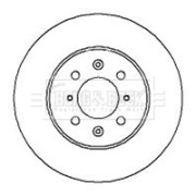 BBD4027 Brzdový kotouč BORG & BECK