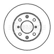 BBD4041 BORG & BECK brzdový kotúč BBD4041 BORG & BECK