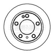BBD4043 Brzdový kotouč BORG & BECK