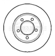 BBD4044 Brzdový kotouč BORG & BECK