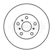 BBD4052 Brzdový kotouč BORG & BECK