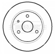 BBD4058 Brzdový kotouč BORG & BECK