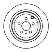 BBD4070 Brzdový kotouč BORG & BECK