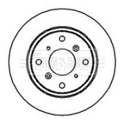 BBD4080 Brzdový kotouč BORG & BECK