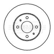BBD4112 Brzdový kotouč BORG & BECK
