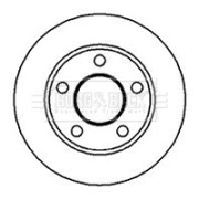 BBD4125 BORG & BECK brzdový kotúč BBD4125 BORG & BECK