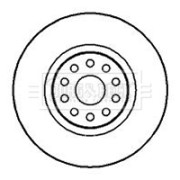 BBD4126 Brzdový kotouč BORG & BECK