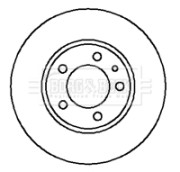 BBD4154 Brzdový kotouč BORG & BECK