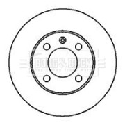 BBD4168 Brzdový kotouč BORG & BECK