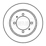 BBD4195 Brzdový kotouč BORG & BECK