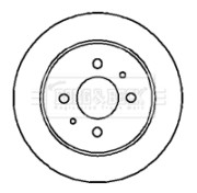 BBD4198 Brzdový kotouč BORG & BECK