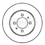 BBD4200 Brzdový kotouč BORG & BECK