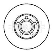 BBD4220 BORG & BECK brzdový kotúč BBD4220 BORG & BECK