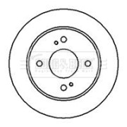 BBD4235 Brzdový kotouč BORG & BECK
