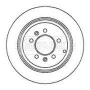 BBD4281 Brzdový kotouč BORG & BECK