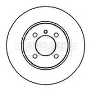 BBD4302 BORG & BECK brzdový kotúč BBD4302 BORG & BECK