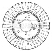 BBD4333 Brzdový kotouč BORG & BECK