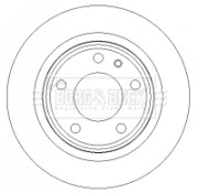 BBD4339 Brzdový kotouč BORG & BECK
