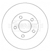 BBD4430 Brzdový kotouč BORG & BECK