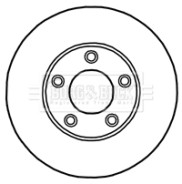 BBD4447 Brzdový kotouč BORG & BECK