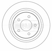 BBD4522 Brzdový kotouč BORG & BECK