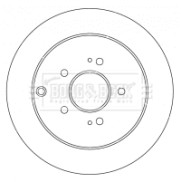 BBD4539 Brzdový kotouč BORG & BECK