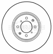 BBD4564 Brzdový kotouč BORG & BECK