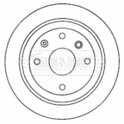 BBD4582 Brzdový kotouč BORG & BECK