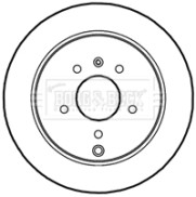 BBD4611 Brzdový kotouč BORG & BECK