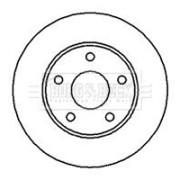 BBD4646 Brzdový kotouč BORG & BECK