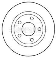 BBD4684 Brzdový kotouč BORG & BECK